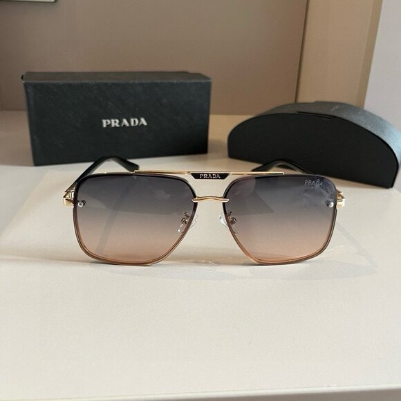Prada Women\'s Metal Frame Sunglasses main image 6